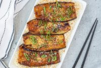 Sticky Soy Glazed Eggplant
