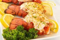 Succulent Steamed Lobster Tail