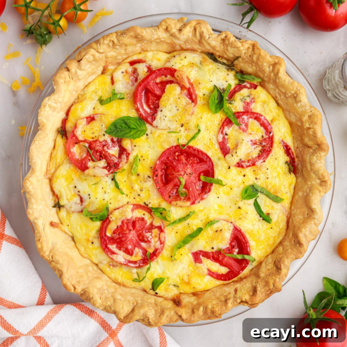 Summer Tomato Tart 1 featured 75367