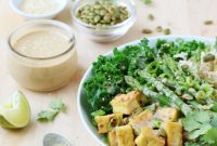 Vibrant Green Nourish Bowls with Creamy Miso Tahini