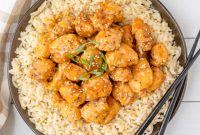 Sticky Bourbon Glazed Chicken