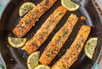 Golden Pan-Seared Salmon