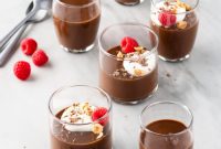 Decadent Chocolate Hazelnut Custards