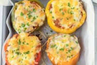 Hearty Stuffed Bell Pepper Bake