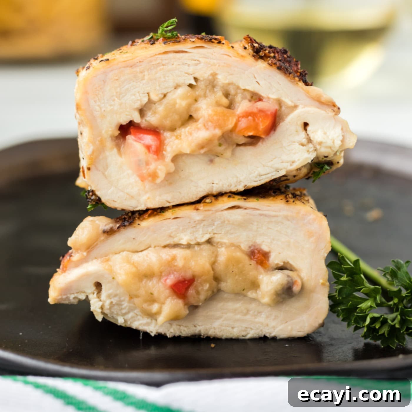Savory Stuffed Chicken Breasts 1 featured 77497
