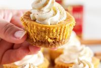 Spiced Mini Pumpkin Cheesecakes