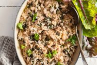 Hearty Swiss Chard and Sausage Risotto