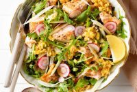 Mediterranean Salmon, Lentil, and Fennel Salad