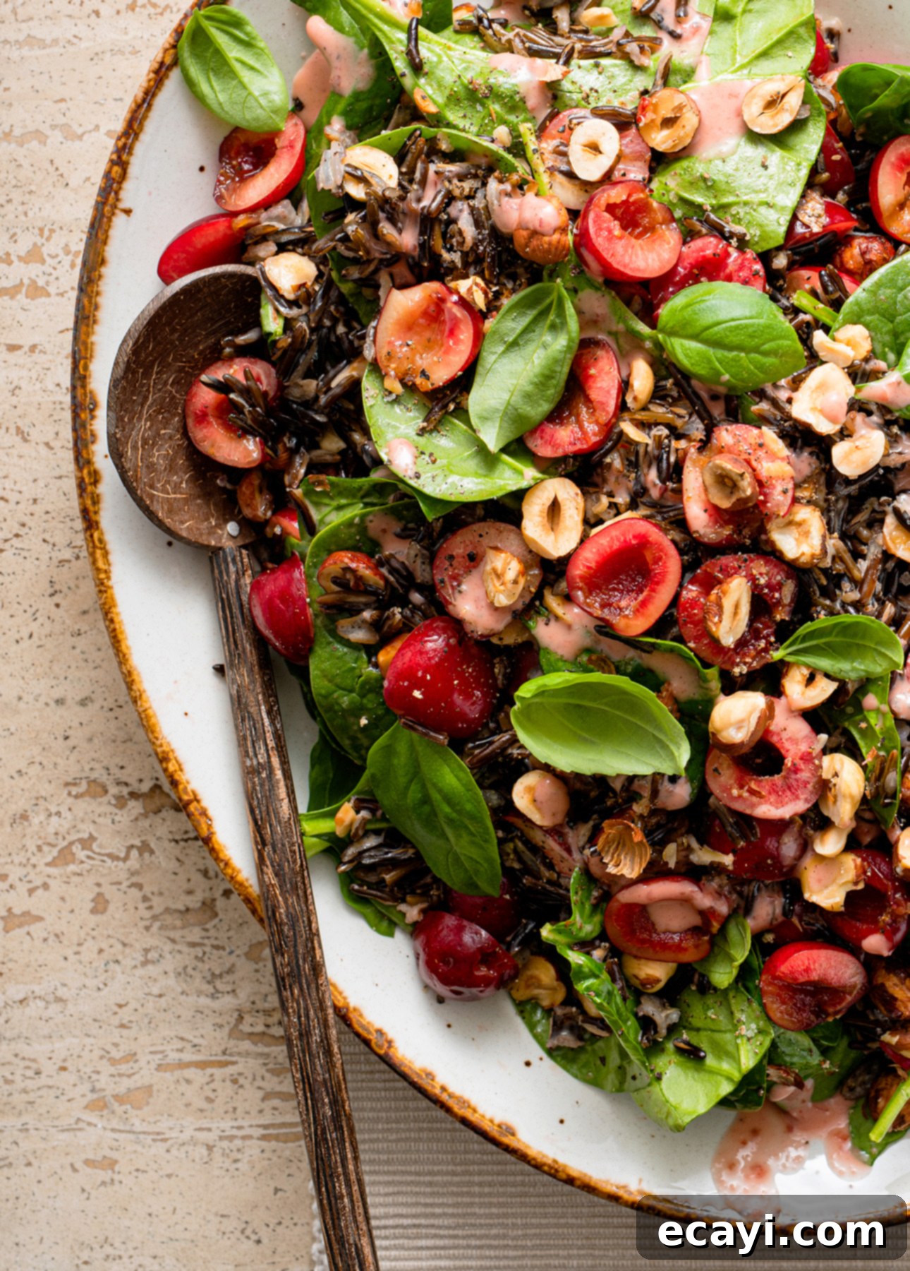 Vibrant Wild Rice Salad with Cherries and Hazelnuts 1 featured 7812