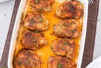 Golden Baked Chicken Thighs