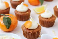 Sun-Kissed Orange Carrot Cupcakes with Tangy Cream Cheese Topping