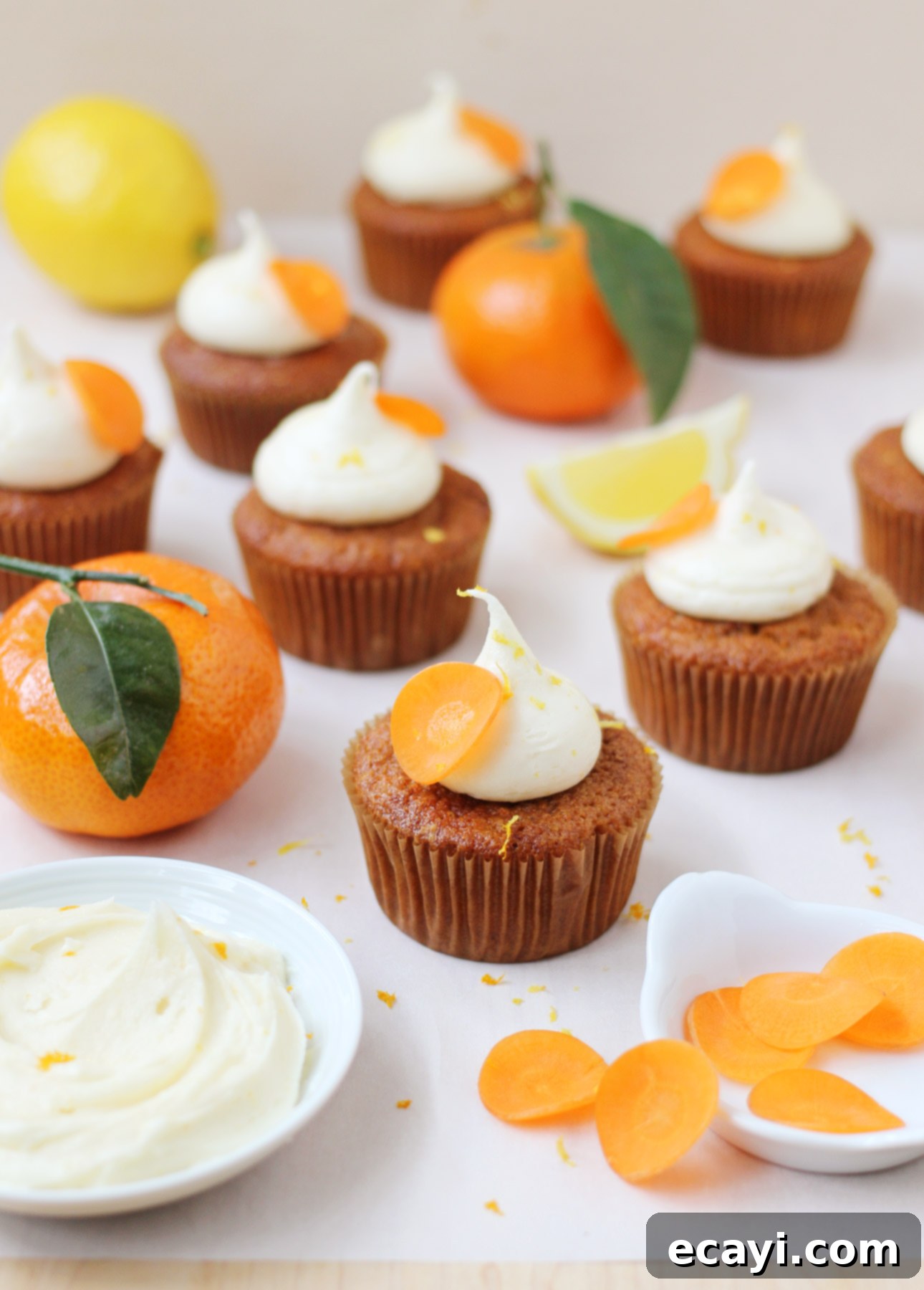 Sun-Kissed Orange Carrot Cupcakes with Tangy Cream Cheese Topping 1 featured 7890