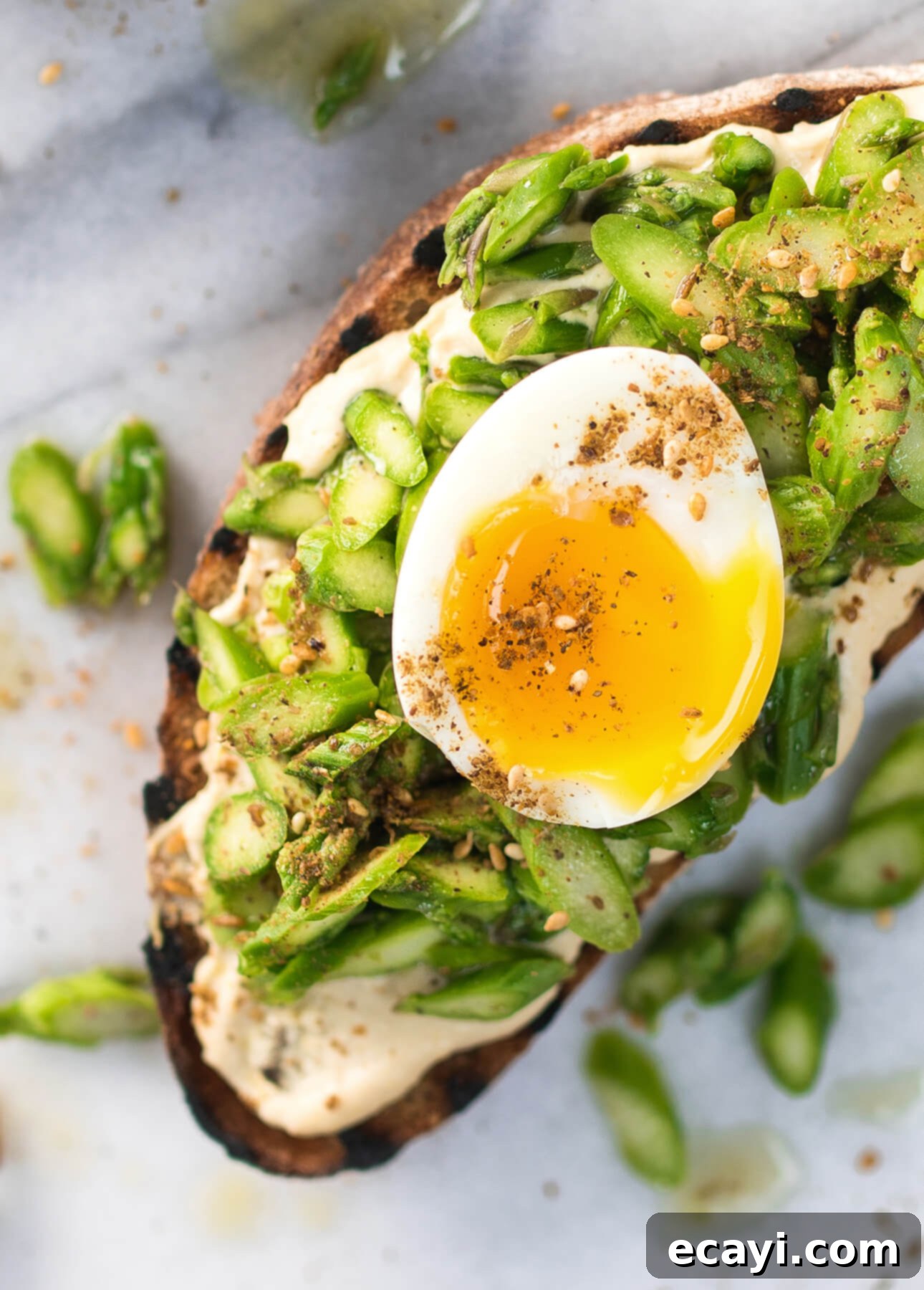 Asparagus & Golden Yolk Toast 1 featured 7922