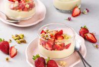 Strawberry Kissed Pistachio Delights