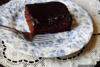 Velvet Plum Chocolate Cake