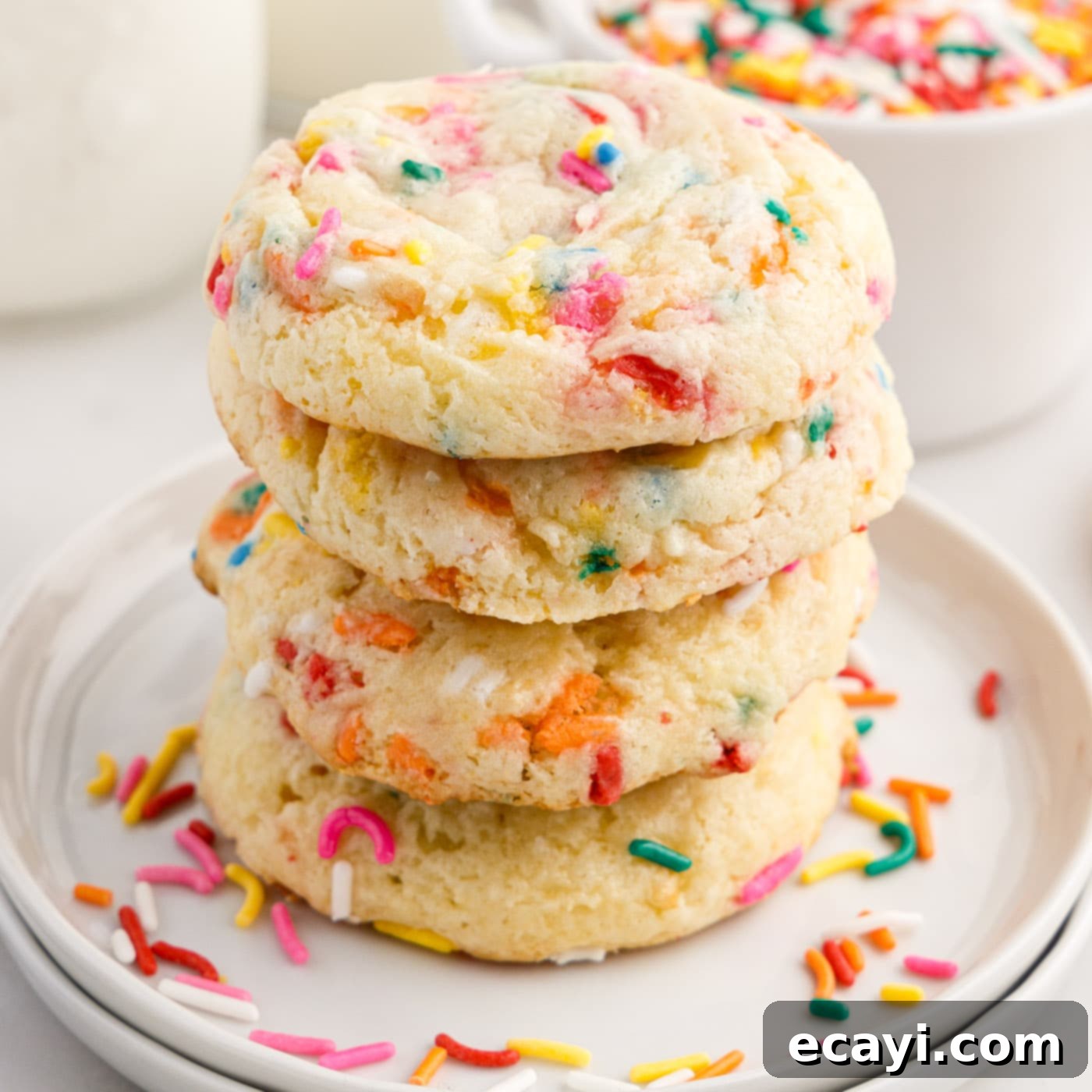Easy Funfetti Cake Mix Cookies 1 featured 87687