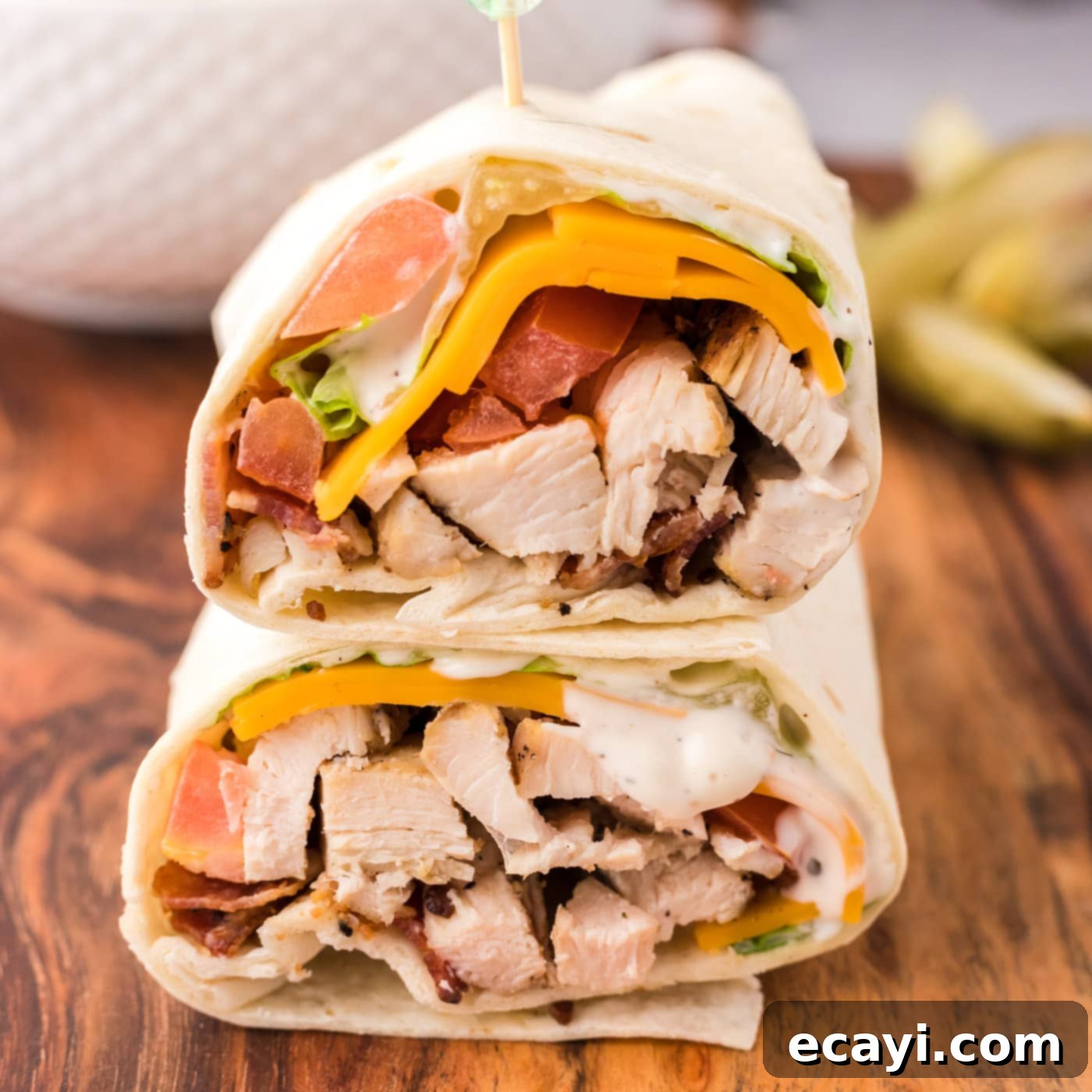 Signature Chicken Bacon Ranch Wrap 1 featured 88332