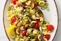 Vibrant Superfast Asparagus Tuna Pasta