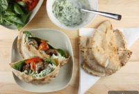 Mediterranean Lamb Pitas with Creamy Tzatziki