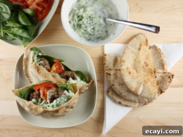 Mediterranean Lamb Pitas with Creamy Tzatziki 1 featured 9059