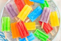 Colorful Gelatin Ice Pops