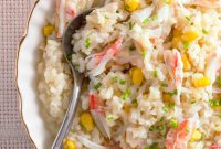 Sweet Corn and Snow Crab Risotto