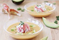 Aromatic Snow Crab Chowder with Avocado Sweet Corn and Golden Curry