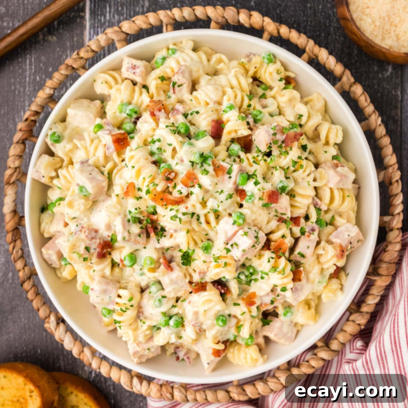 Smoked Turkey Carbonara 1 featured 92230