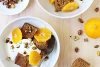 Aromatic Sunshine Carrot Cake with Vanilla Cloud and Pistachio Sparkle