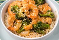 Garlic Shrimp & Broccoli Sauté