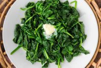 Perfectly Steamed Spinach