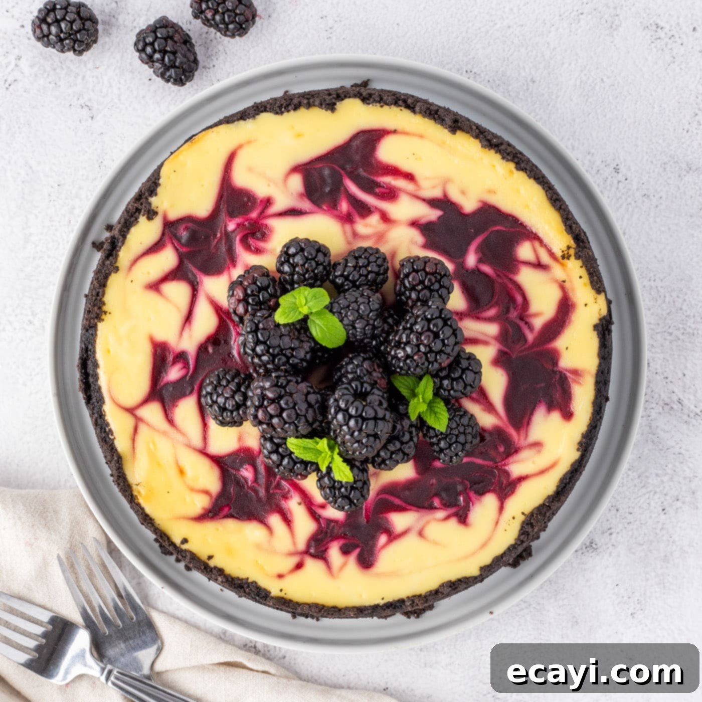Blackberry Swirl Cheesecake 1 featured 95565
