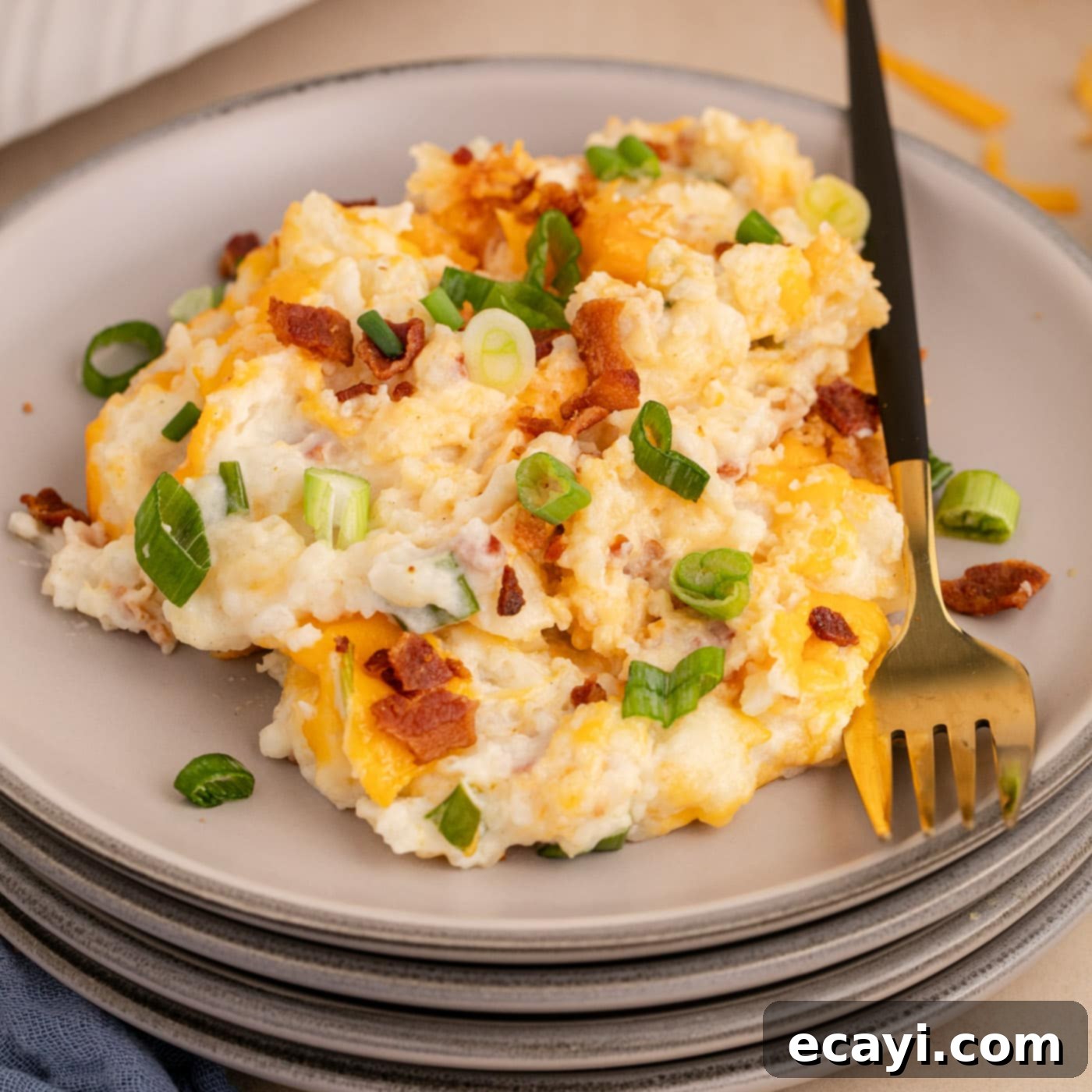 Loaded Cheesy Potato Casserole 1 featured 95706