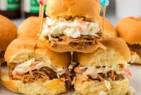 Mini BBQ Chicken Sandwiches