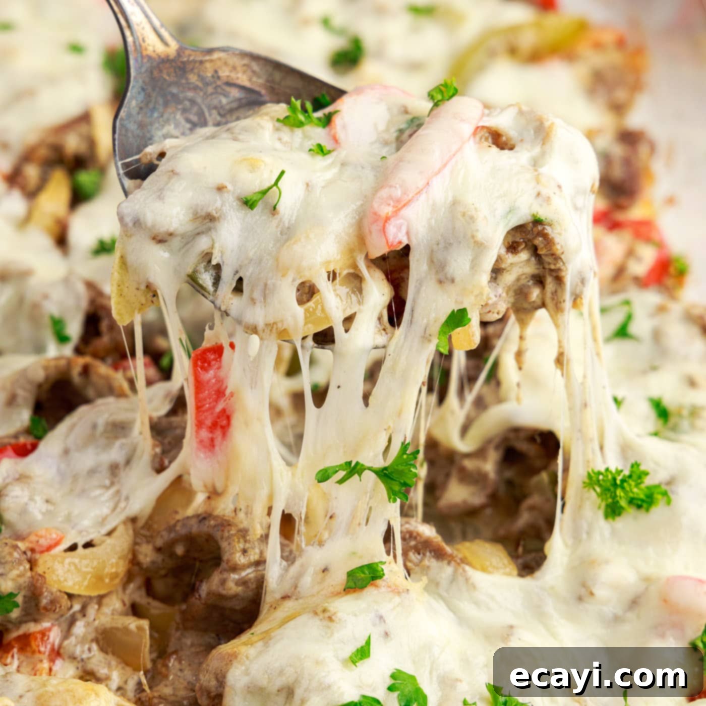 Hearty Philly Cheesesteak Casserole 1 featured 96843
