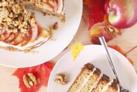 Tender Apple Layers with Velvety Caramel Apple Frosting and Toasted Maple Walnut Streusel