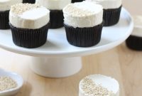 Decadent Dark Chocolate Tahini Cupcakes