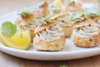 Golden Parmesan Puffs with Silky Smoked Salmon Mousse