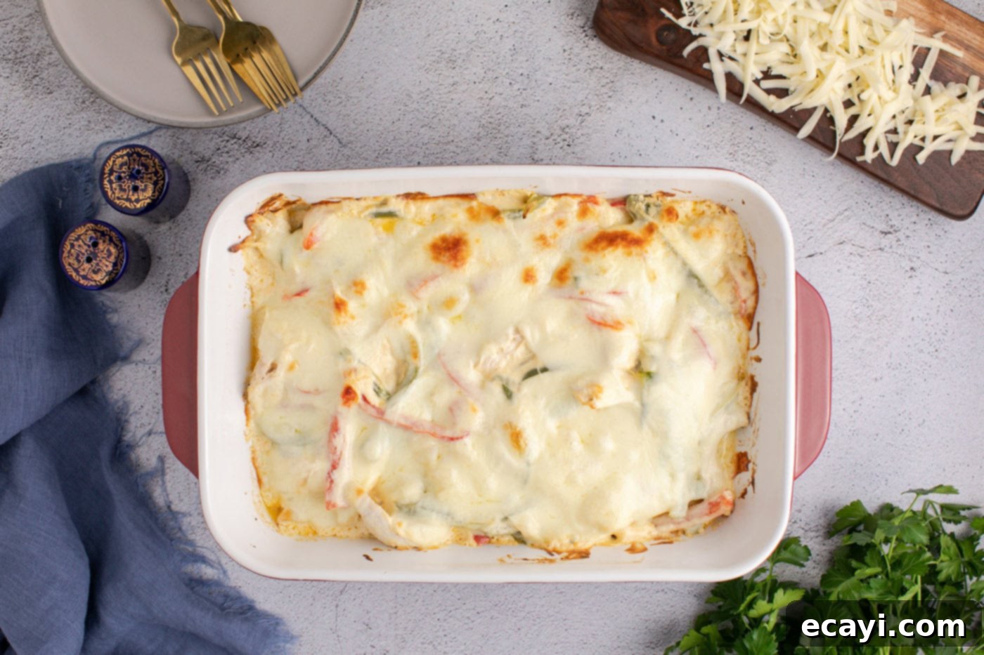 Cheesy Philly Chicken Bake 11 baked chicken philly cheesesteak casserole