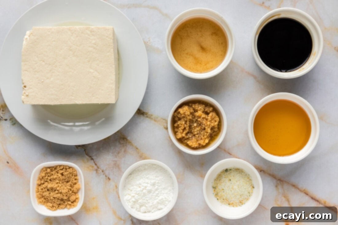 Sticky Honey Garlic Tofu 4 Ingredients for Honey Garlic Tofu