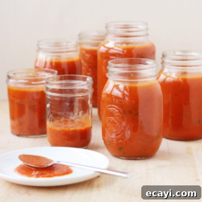 Versatile Master Batch Tomato Sauce 2 Universal Big Batch Tomato Sauce // FoodNouveau.com