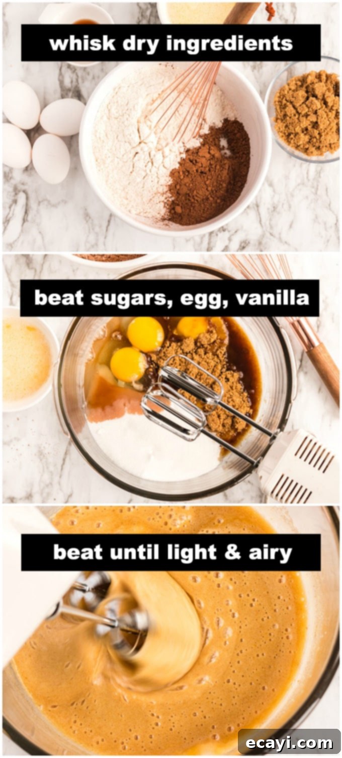 Fudgy Snowdrift Delights 3 steps for making cookie dough