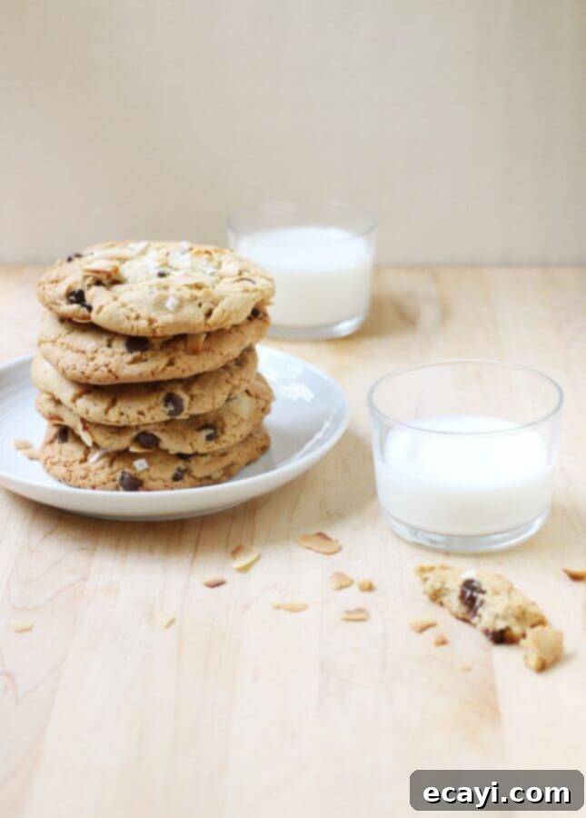 Epic Giant Coconut Tahini Cookies 2 Giant Coconut Tahini Cookies // FoodNouveau.com