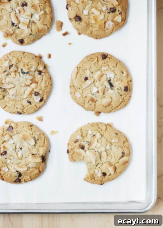Epic Giant Coconut Tahini Cookies 3 Giant Coconut Tahini Cookies // FoodNouveau.com