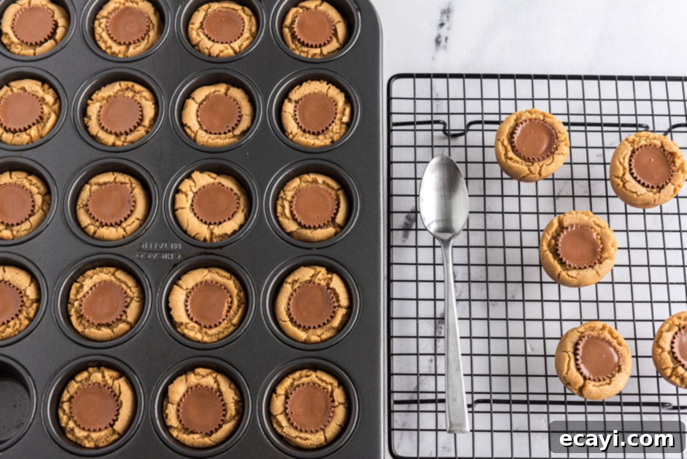 Reese's Peanut Butter Cup Stuffed Cookies 13 img 10213 12