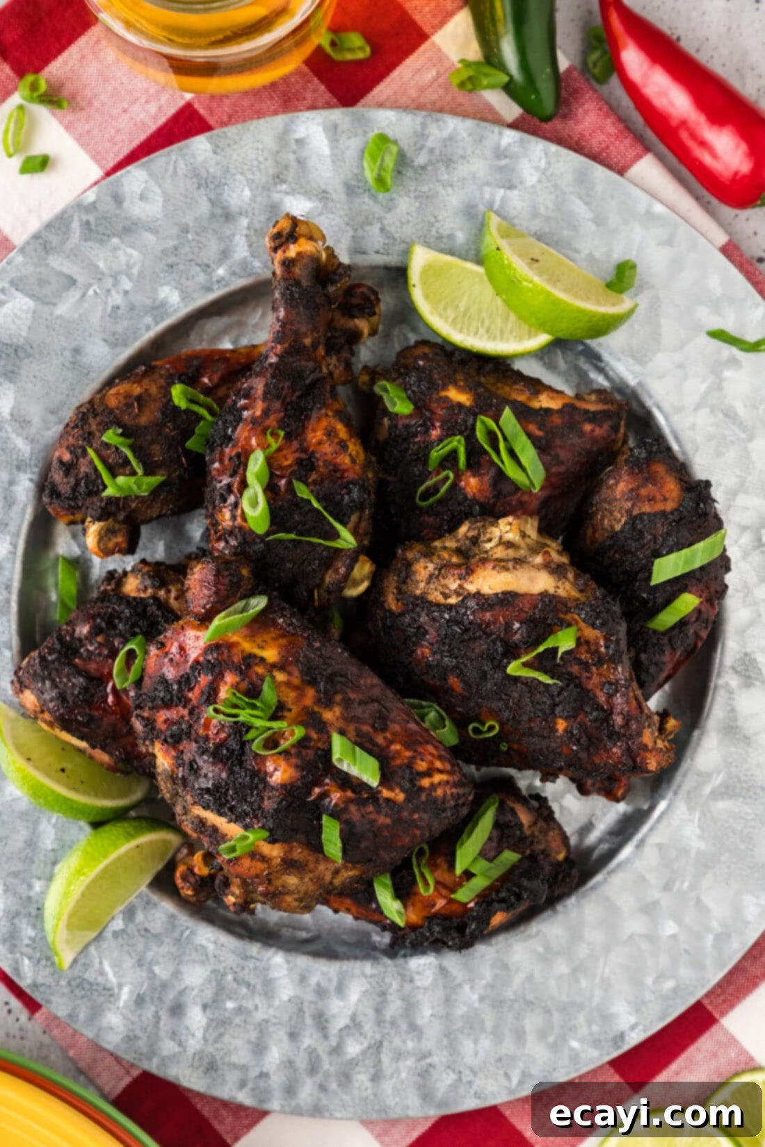 Caribbean Jerk Chicken 10 Plate of Jerk Chicken