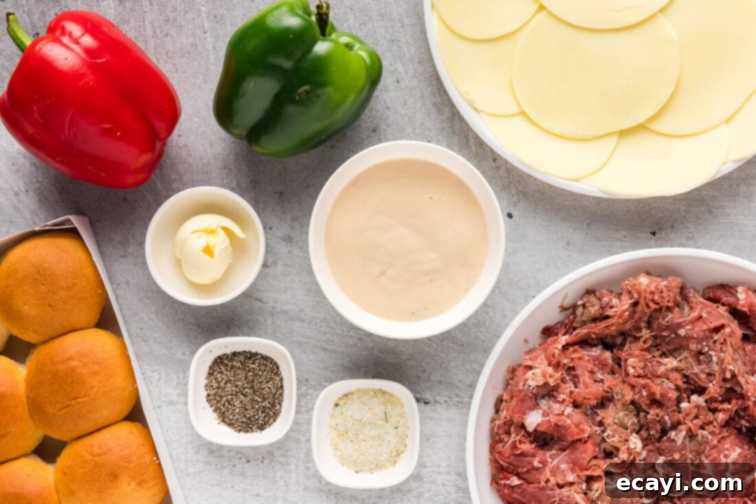 Cheesesteak Slider Bites 4 Ingredients for Philly Cheesesteak Sliders