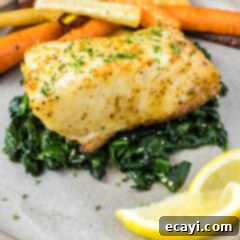 Perfectly Baked Chilean Sea Bass 13 Close up photo of Baked Chilean Sea Bass