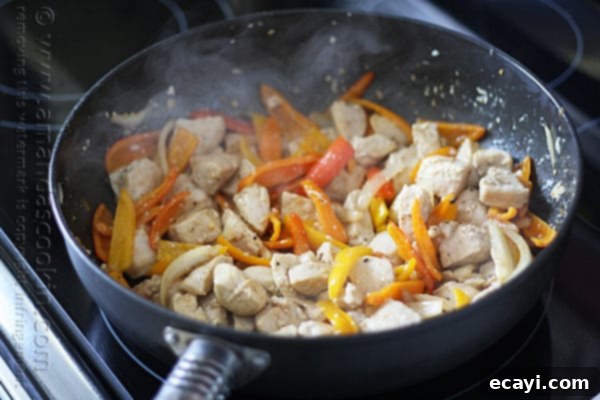 Savory Chicken and Pepper Pasta 8 Chicken with Peppers and Pasta @amandaformaro Amanda's Cookin'