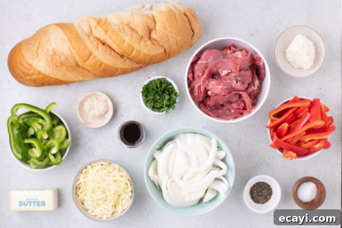 Philly Cheesesteak Pull-Apart Bread 4 Ingredients for Philly Cheesesteak Cheesy Bread